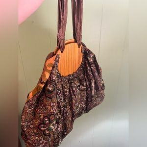 Boho Beach bag and purse. Reversible fabric, tags still on